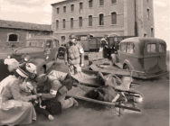Fotografia de recreació a la Mina Lussa.